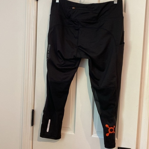 Orange theory black cropped leggings size XL - Picture 5 of 8
